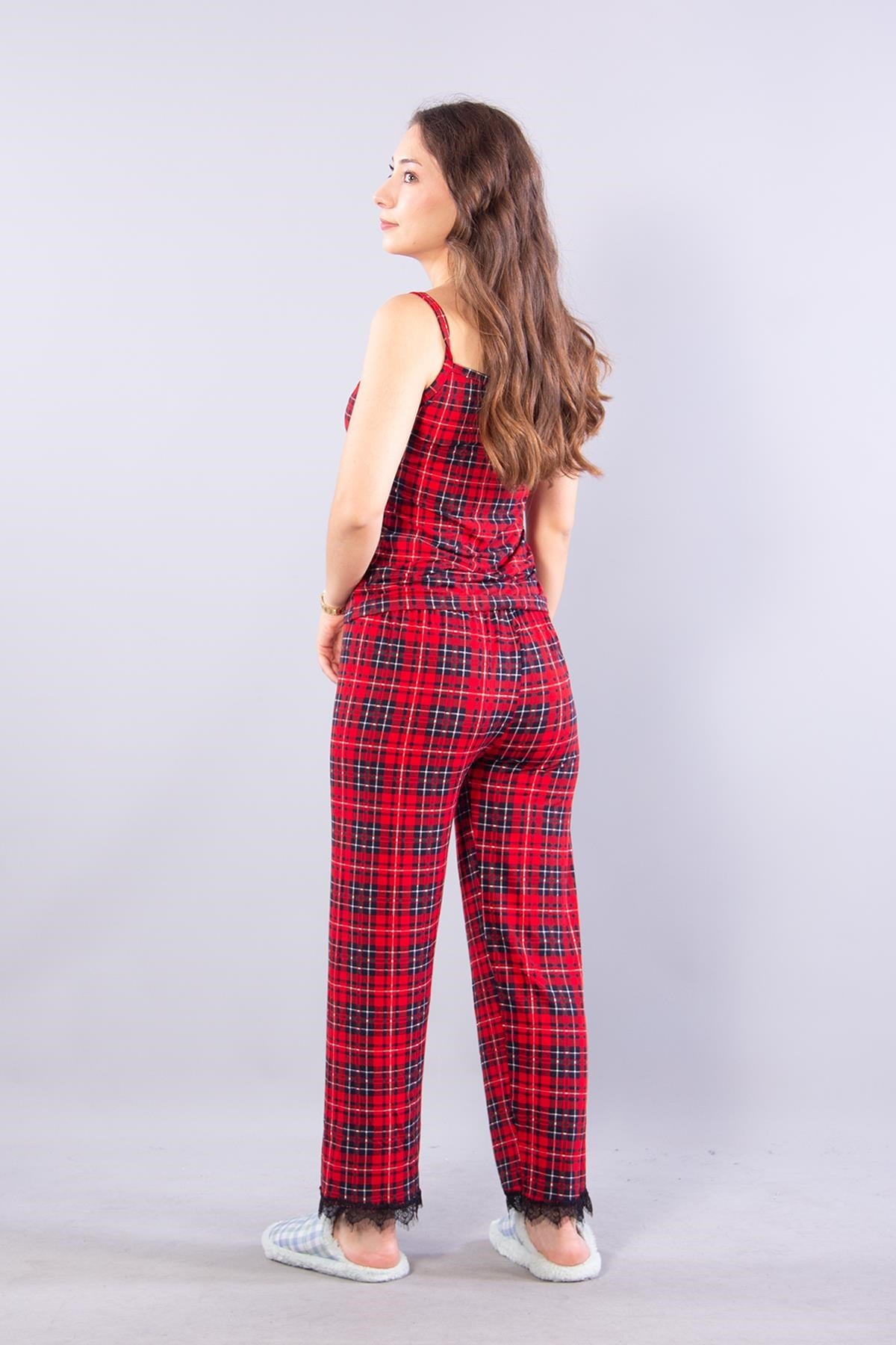 13926 İp Askılı Uzun Alt Pijama Takımı