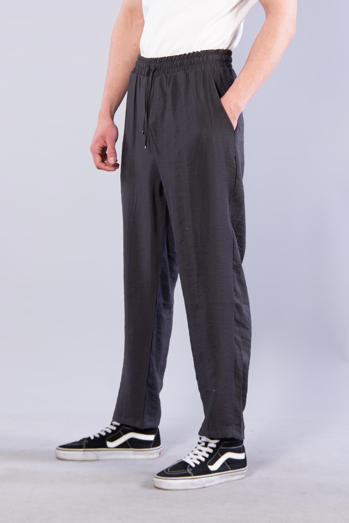 1639 Beli Lastik İpli Pantolon