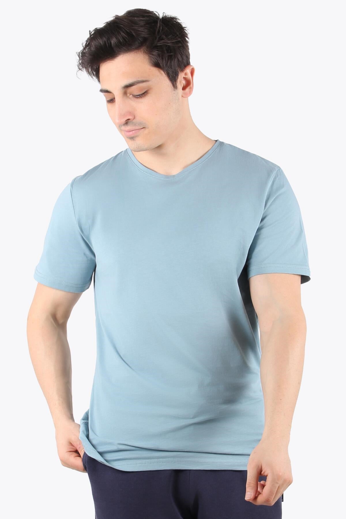 2020 O Yaka Basic Süprem Regular Fit T-shirt
