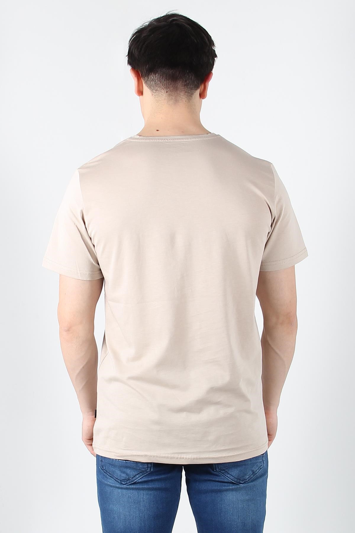 2021 V Yaka Basic Süprem Regular Fit T-shirt