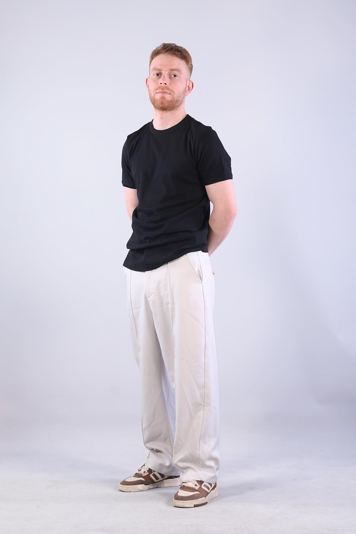 2143-1 Full Need Ribana O Yaka T-shirt