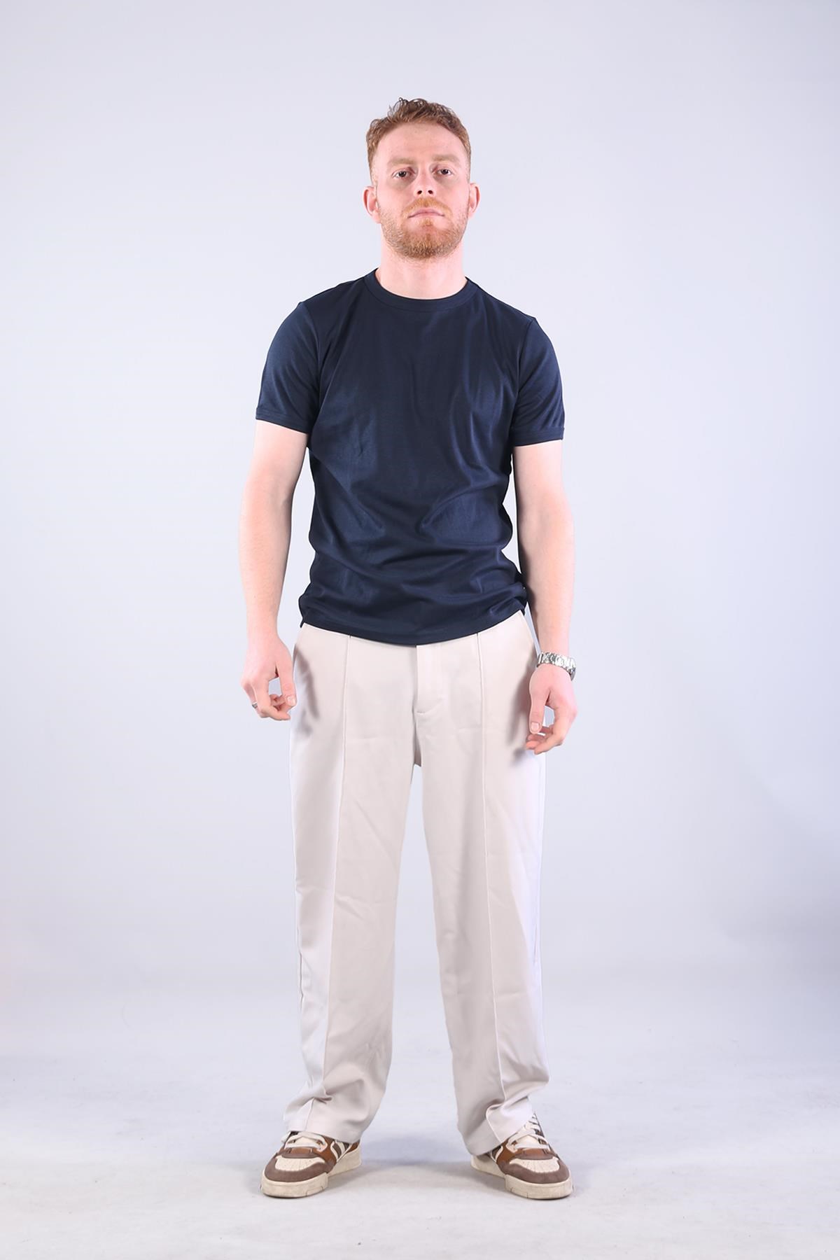2143-1 Full Need Ribana O Yaka T-shirt