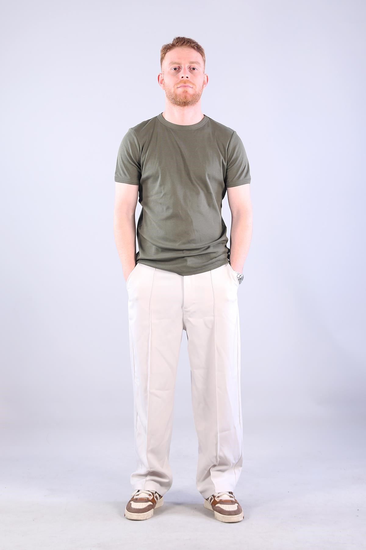 2143-1 Full Need Ribana O Yaka T-shirt