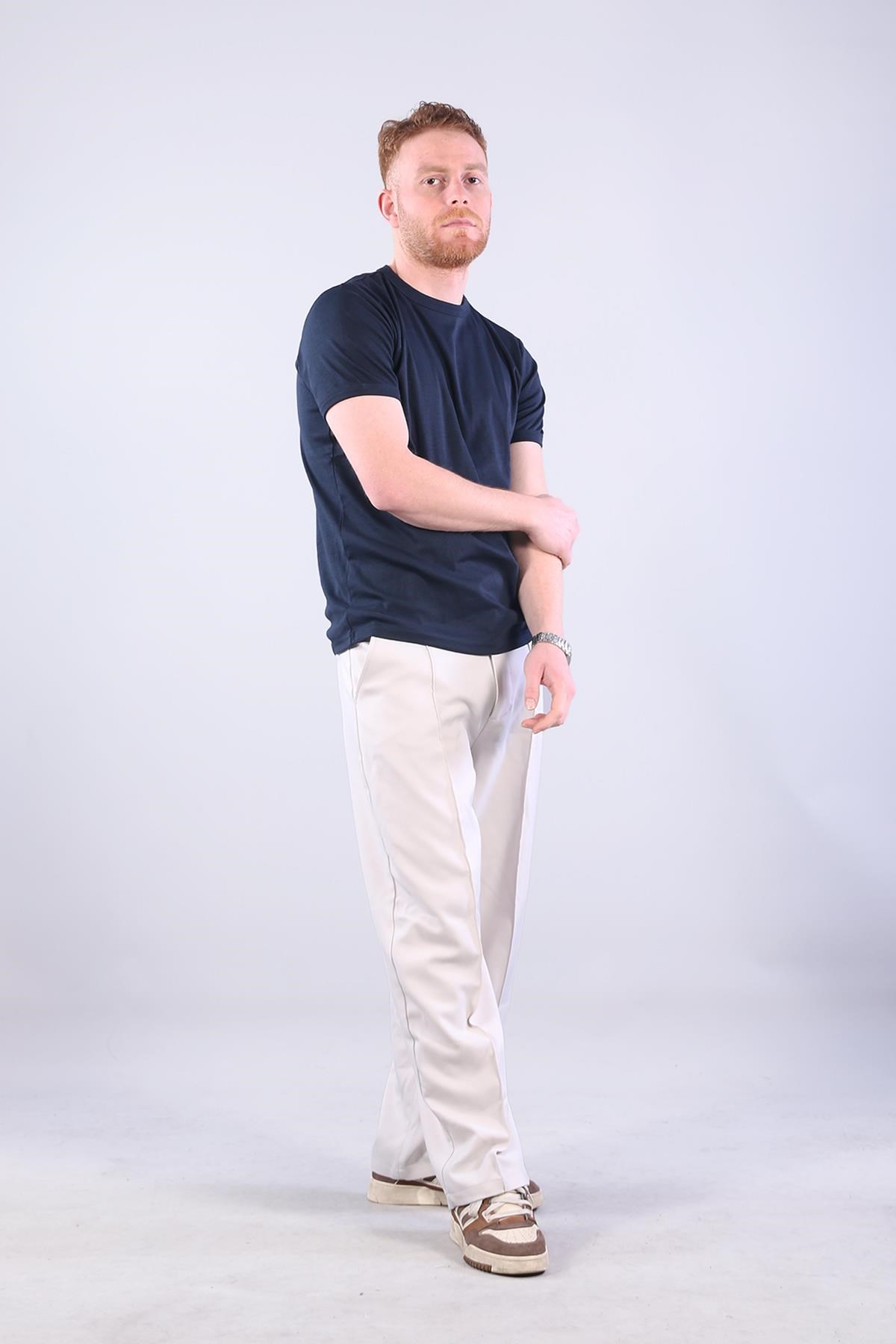 2143-1 Full Need Ribana O Yaka T-shirt