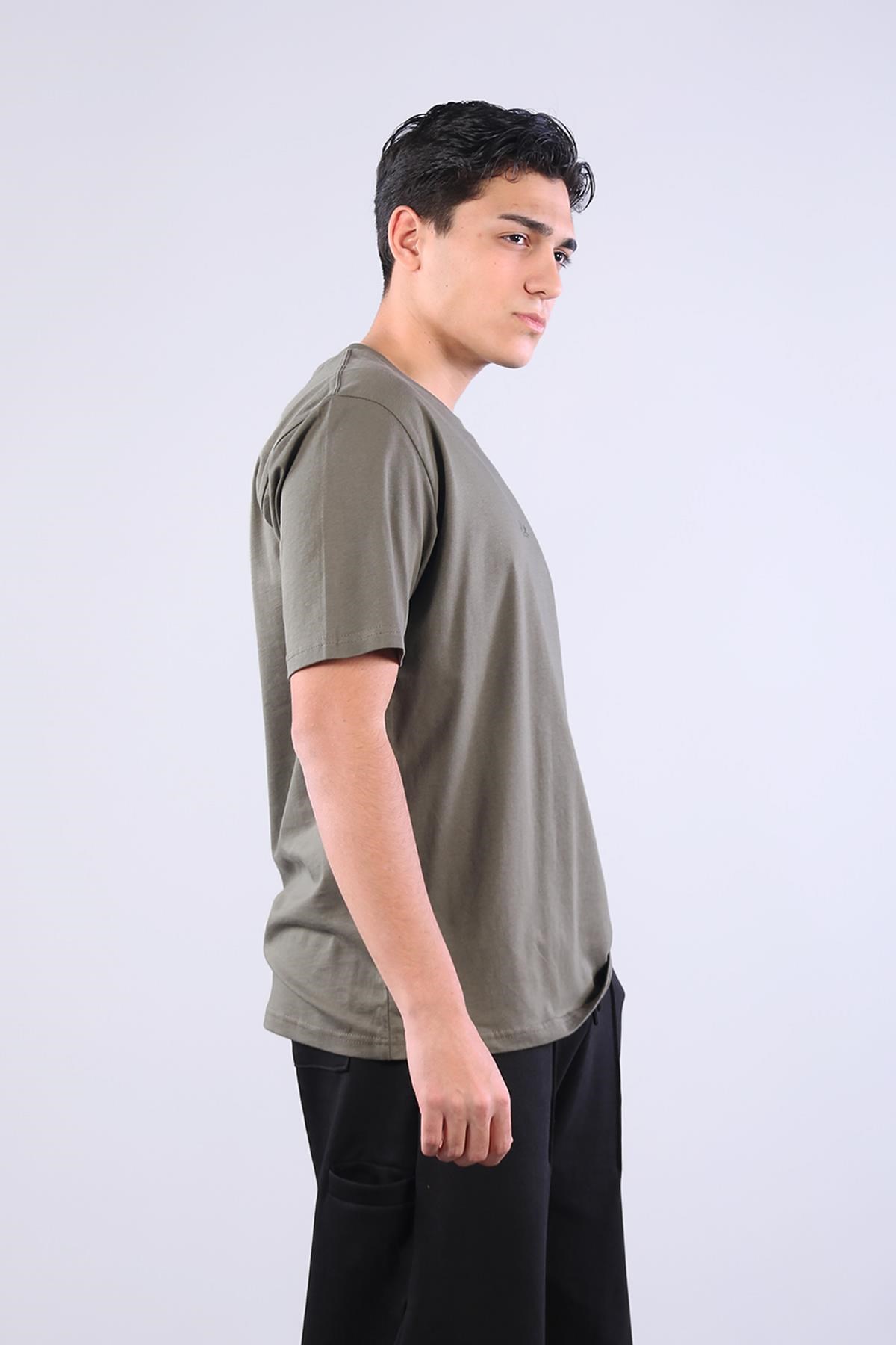 2271 Baskı 4 O yaka 24*1 Süprem Oversize T-shirt