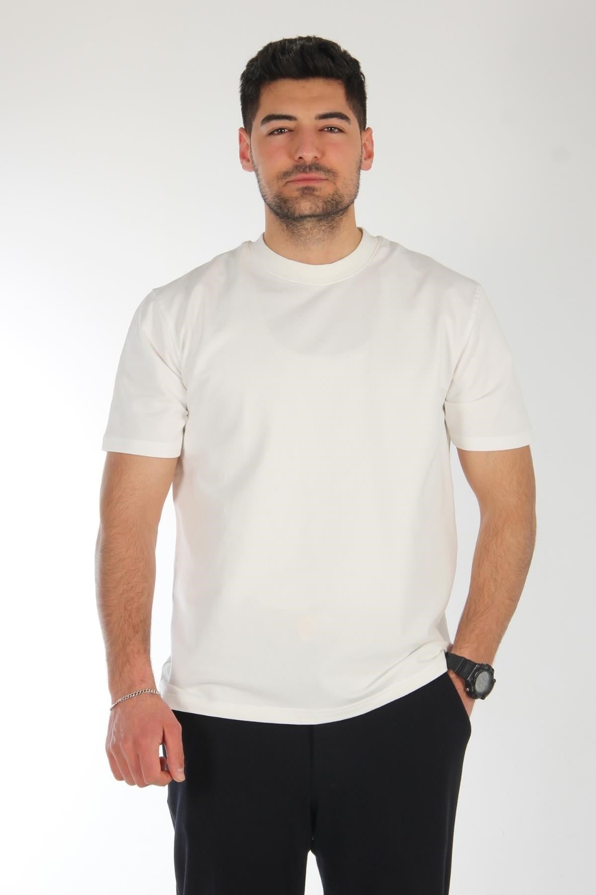 2610 Lyc İki İplik O yaka T-shirt