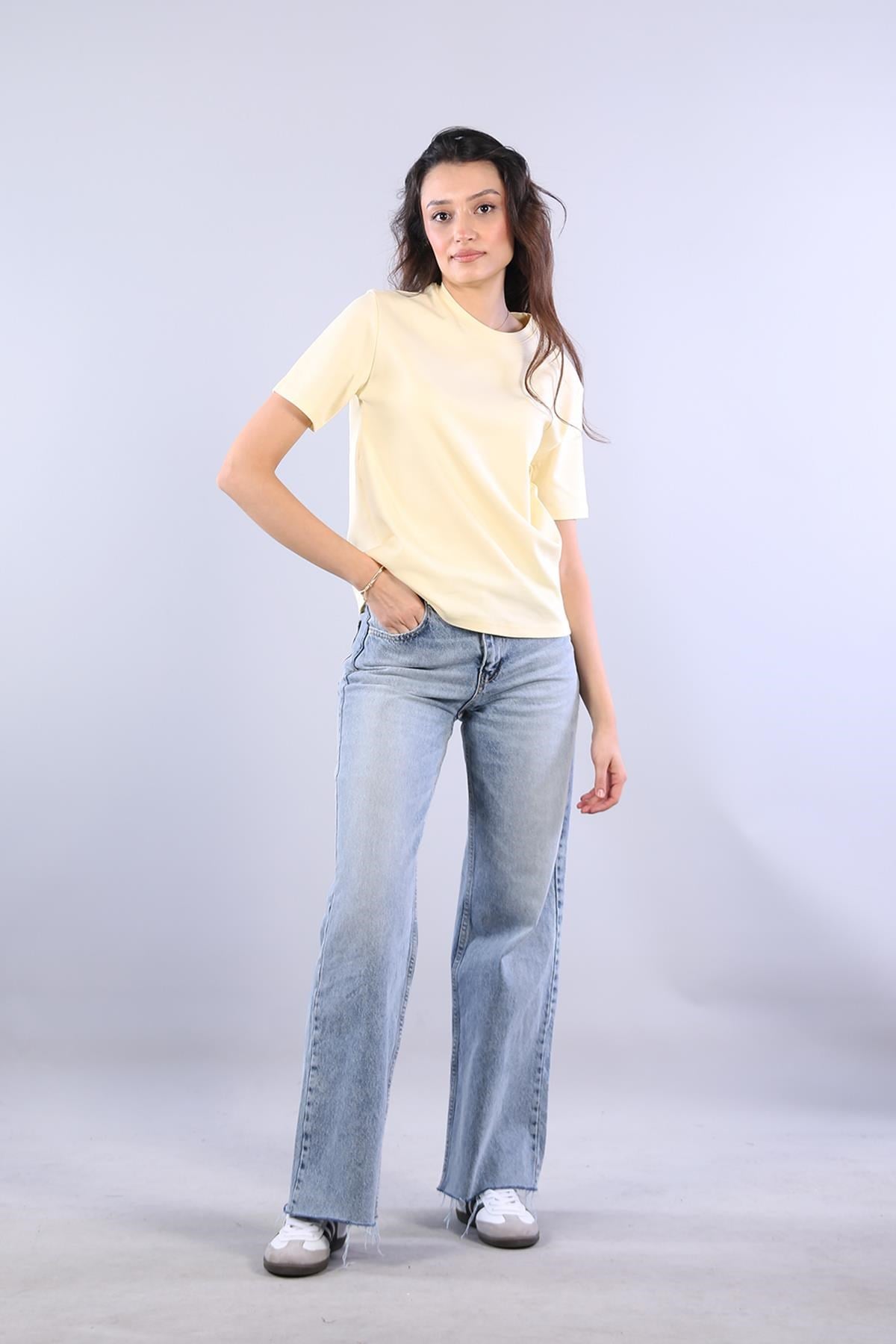 26650 İnterlok O Yaka Oversize T-shirt