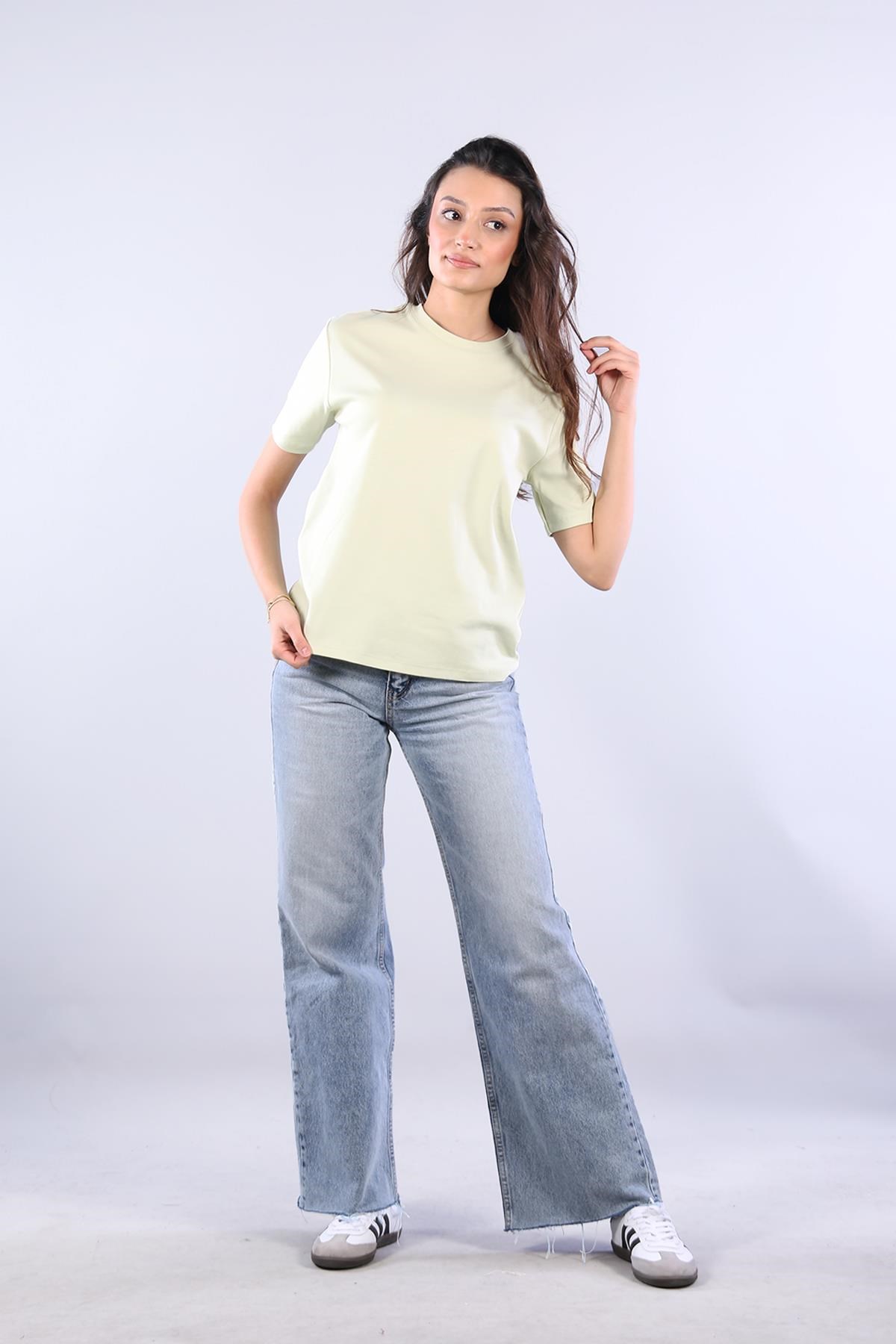 26650 İnterlok O Yaka Oversize T-shirt
