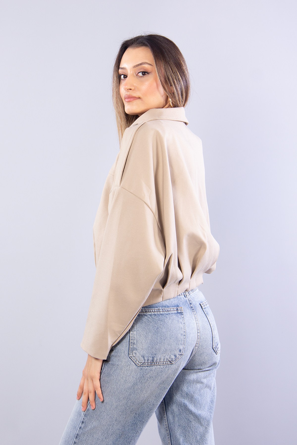 2978 Omzu Apoletli Bomber Ceket