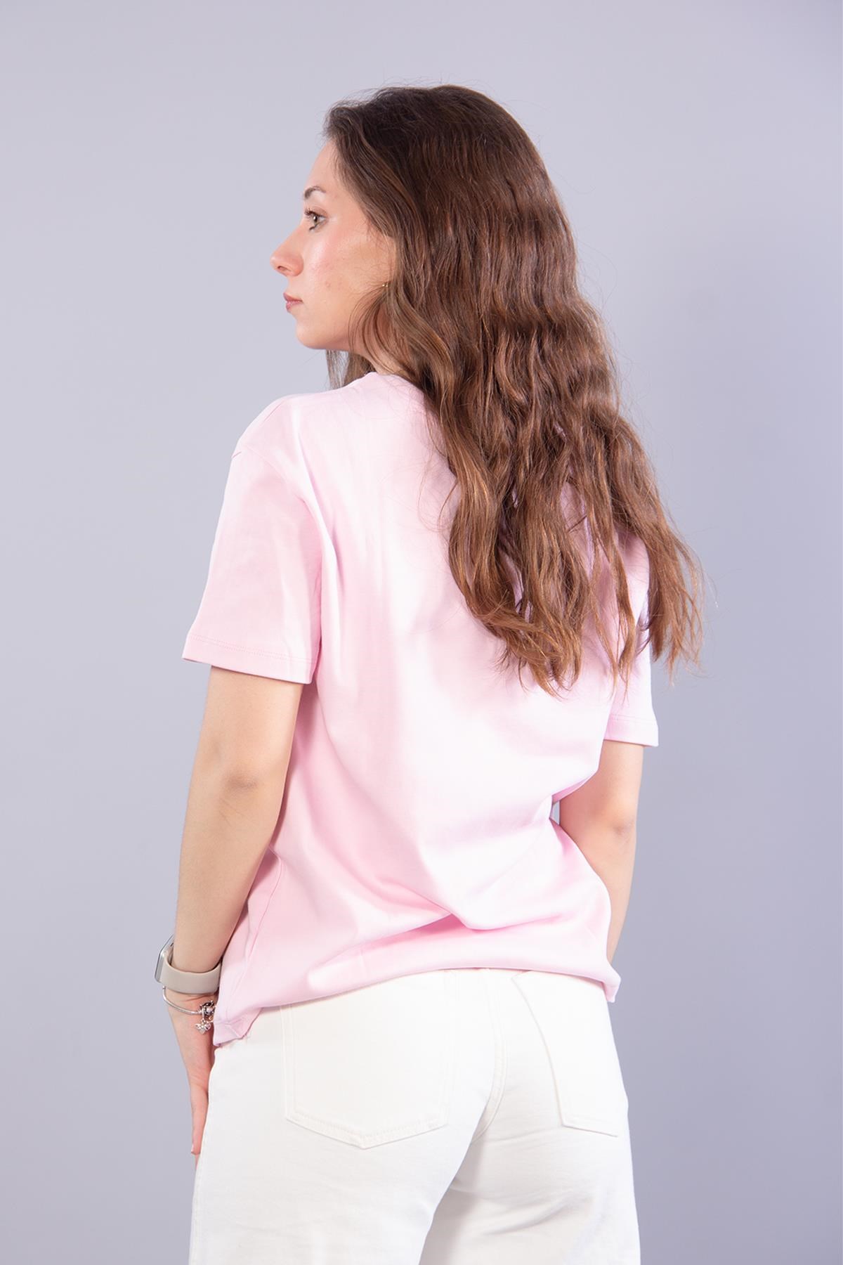 3405 Summer Bale O Yaka T-shirt