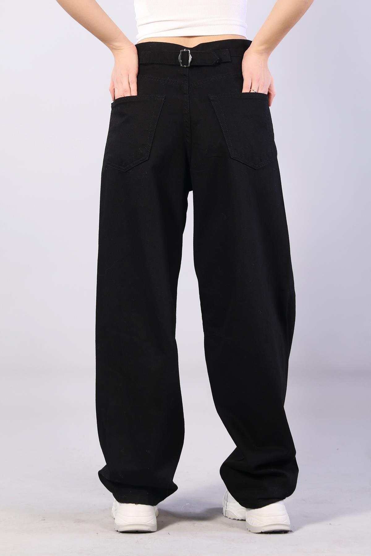 388 Kemer Tokalı Baggy Pantolon
