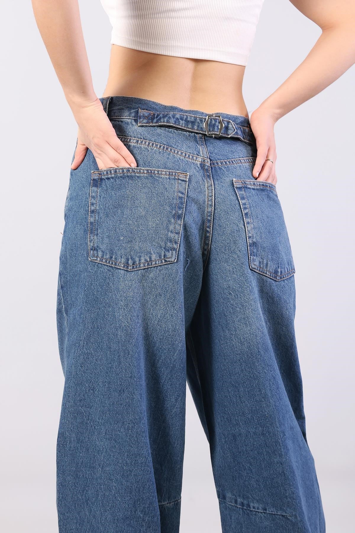388 Kemer Tokalı Baggy Pantolon