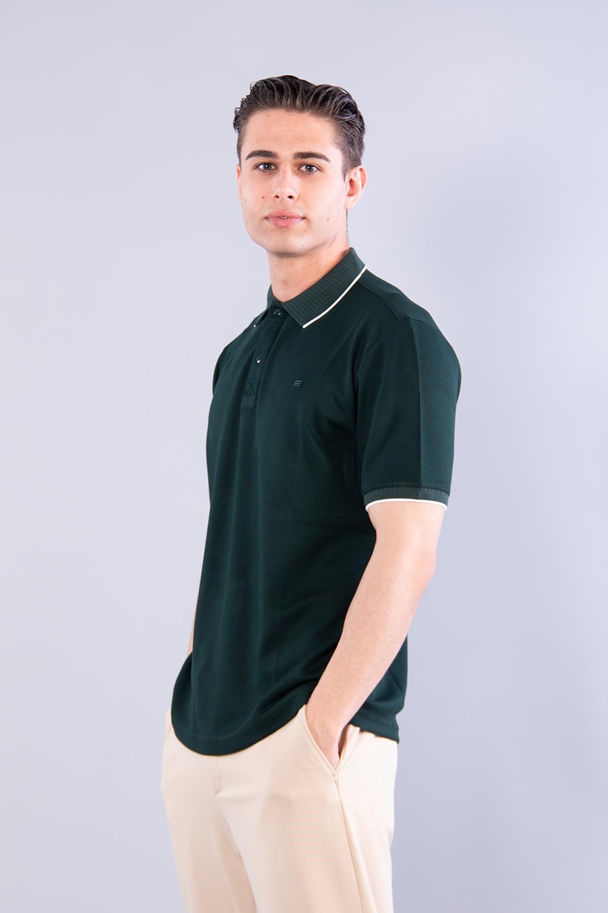 4675 Pike Modal Yakalı T-shirt