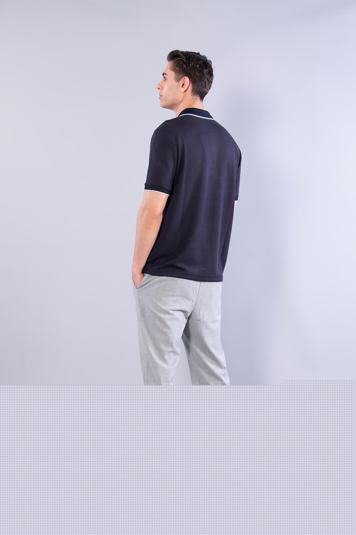 4675 Pike Modal Yakalı T-shirt