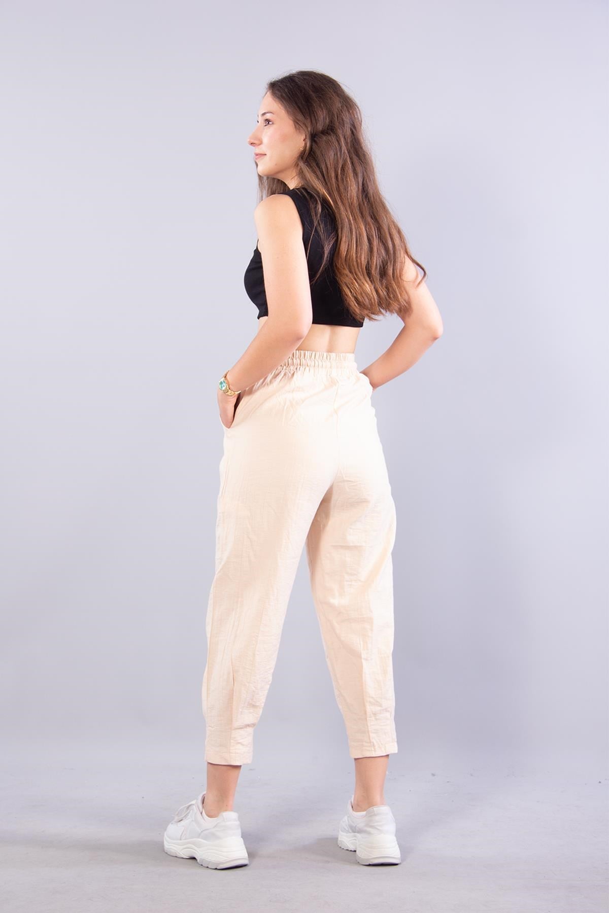 50455 Paça Pileli Pantolon
