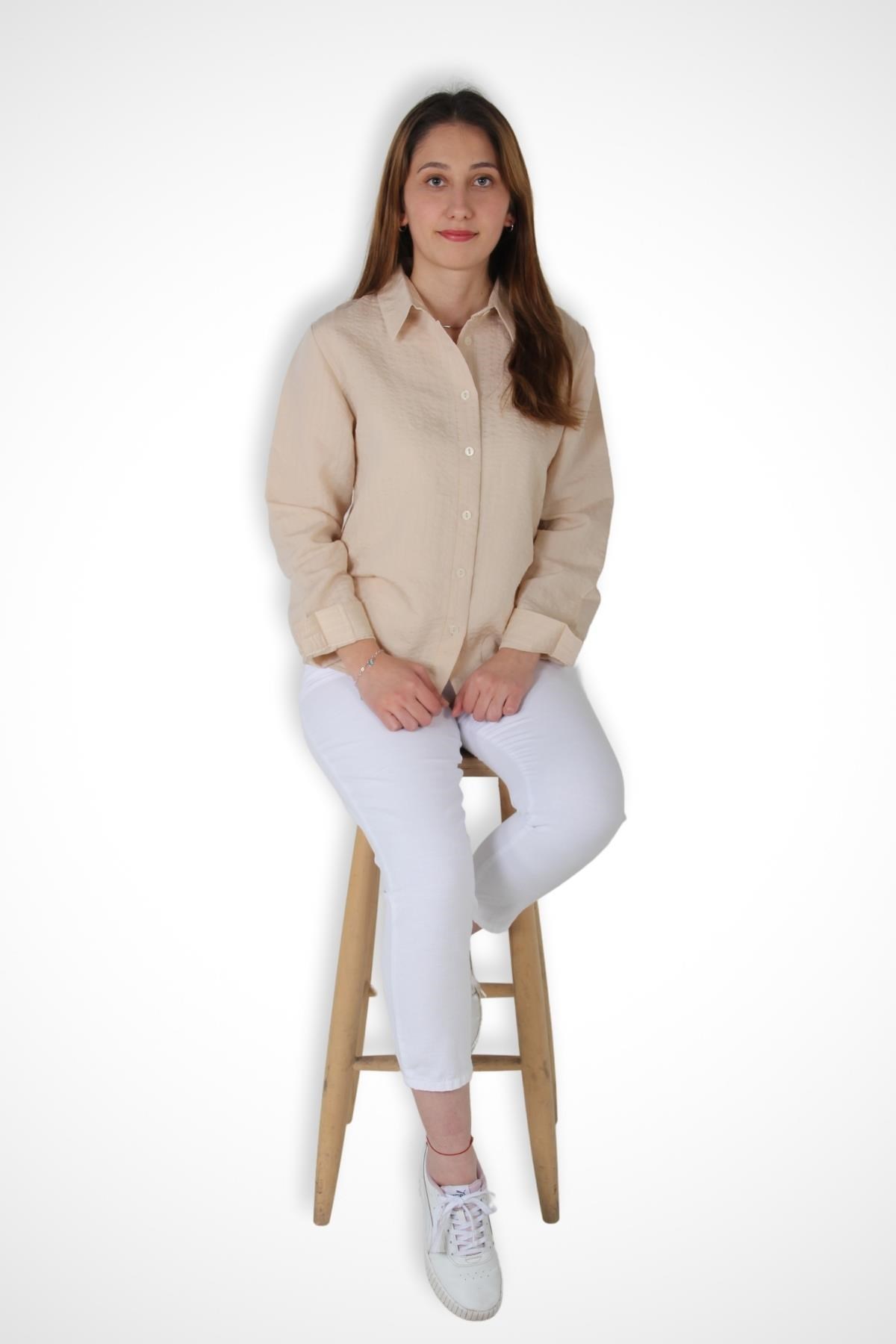 5499 Çizgisi Dalgalı Gömlek