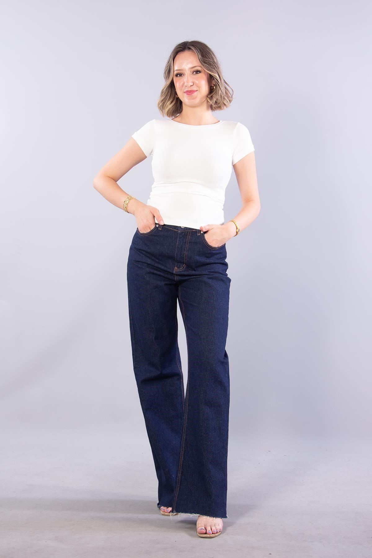 6703 (N-2046) Kısa Kollu Bisiklet Yaka Body