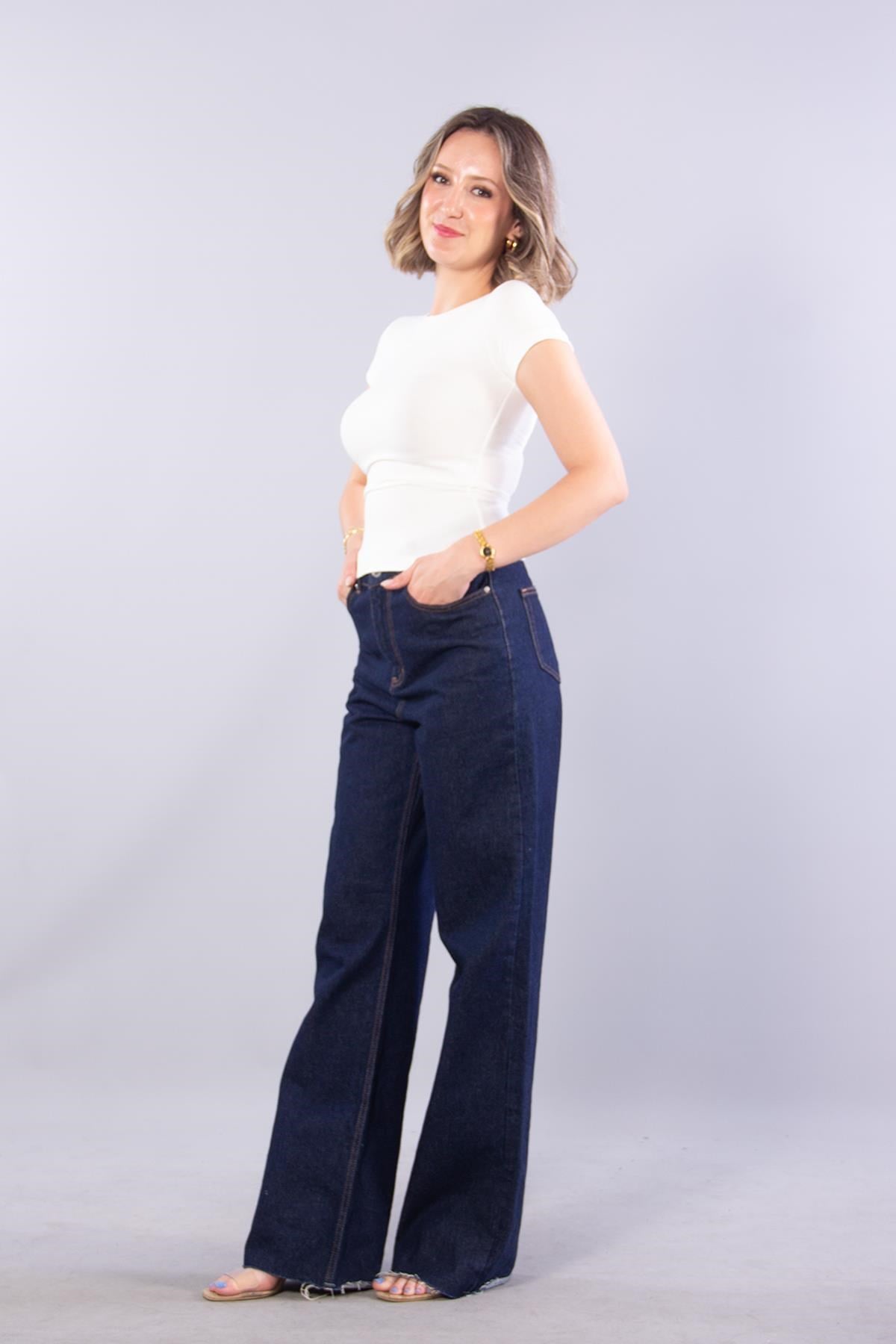 6703 (N-2046) Kısa Kollu Bisiklet Yaka Body