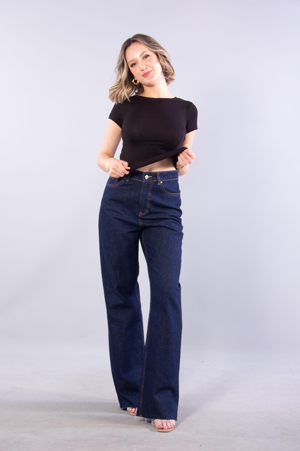 6703 (N-2046) Kısa Kollu Bisiklet Yaka Body
