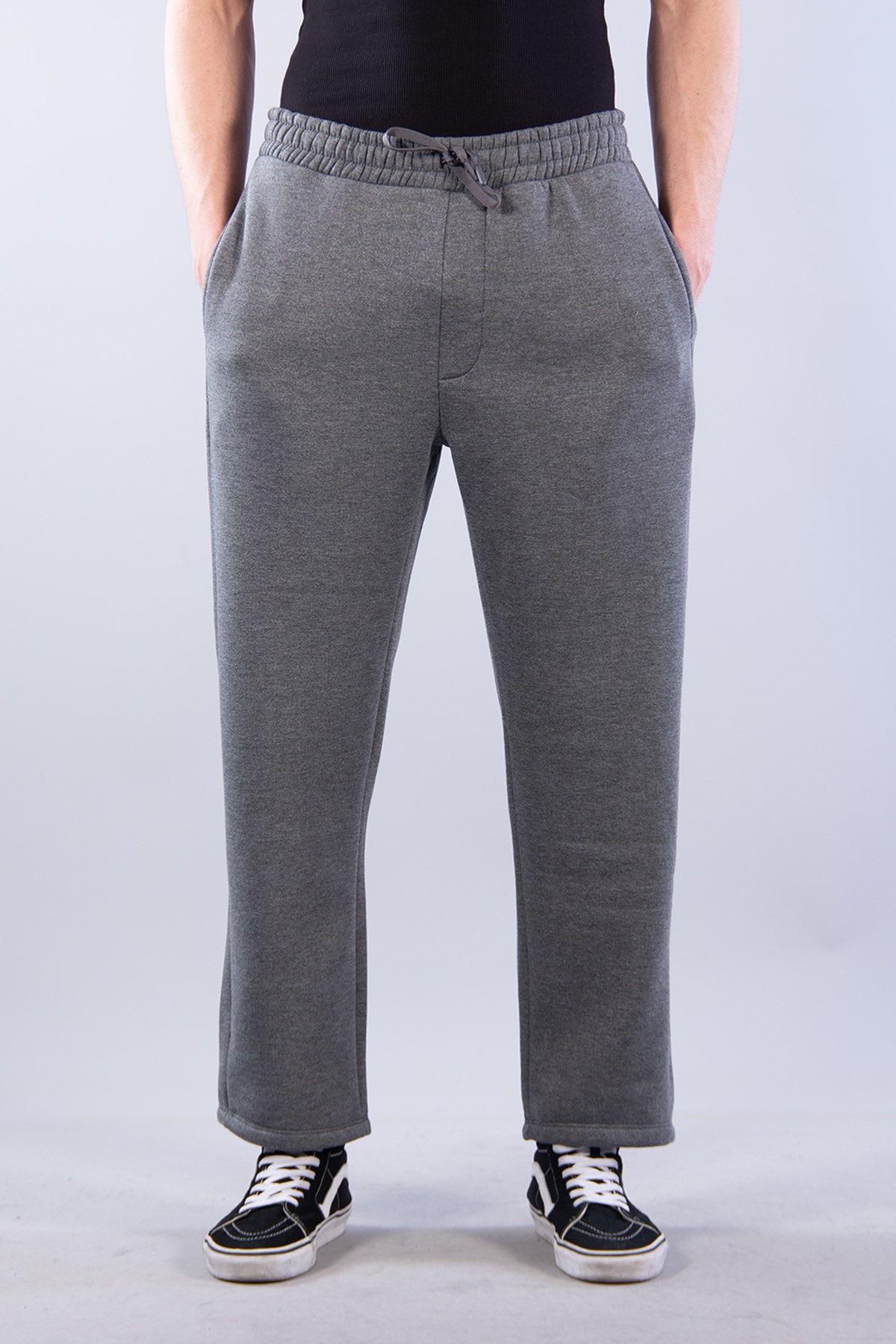 8040 Şardonlu Üç İplik Baggy Pantolon