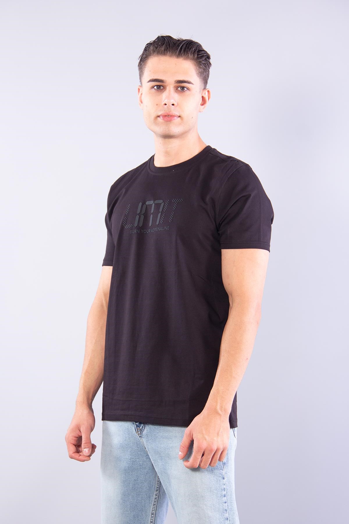 8262 Limit Baskılı O Yaka T-shirt