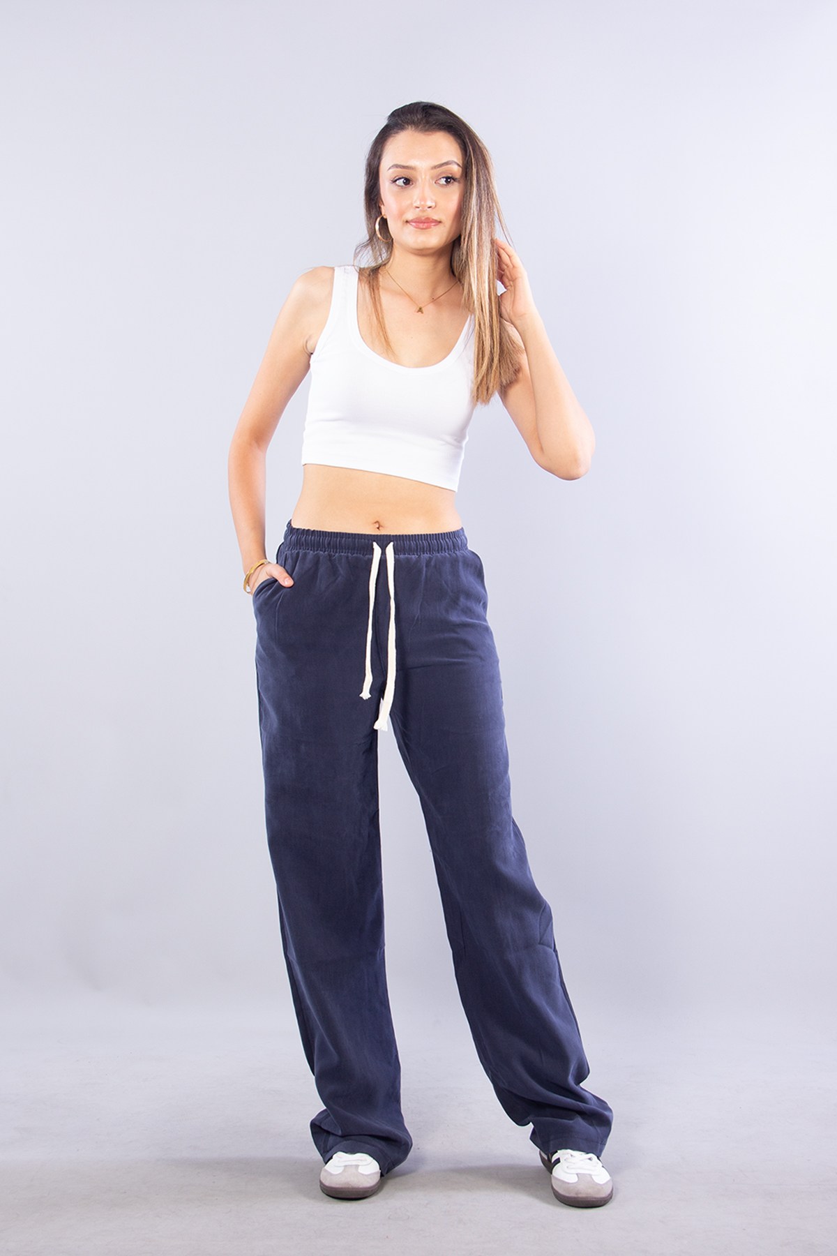 MS0001528 Cupra Gabardin Modal Pantolon