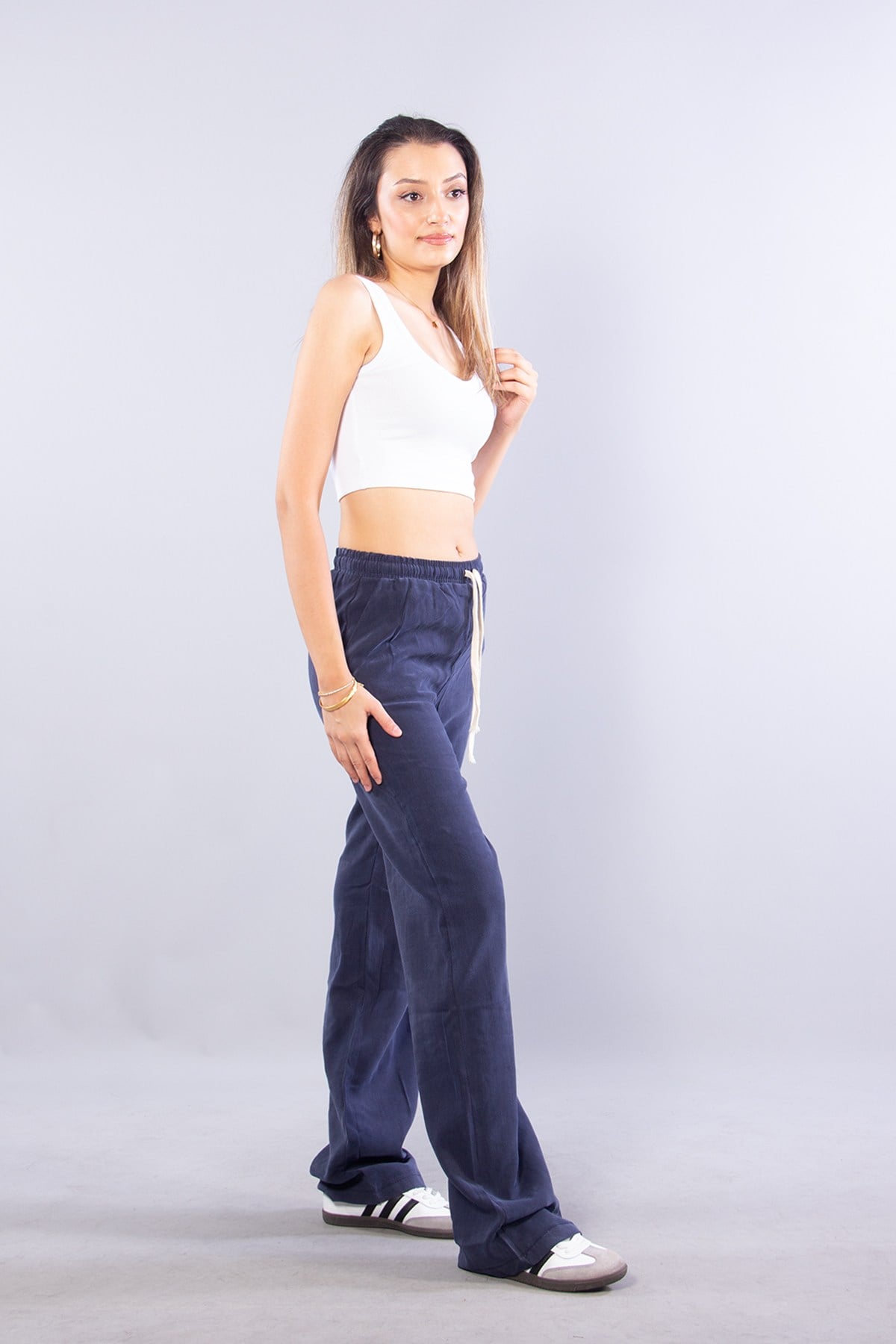 MS0001528 Cupra Gabardin Modal Pantolon