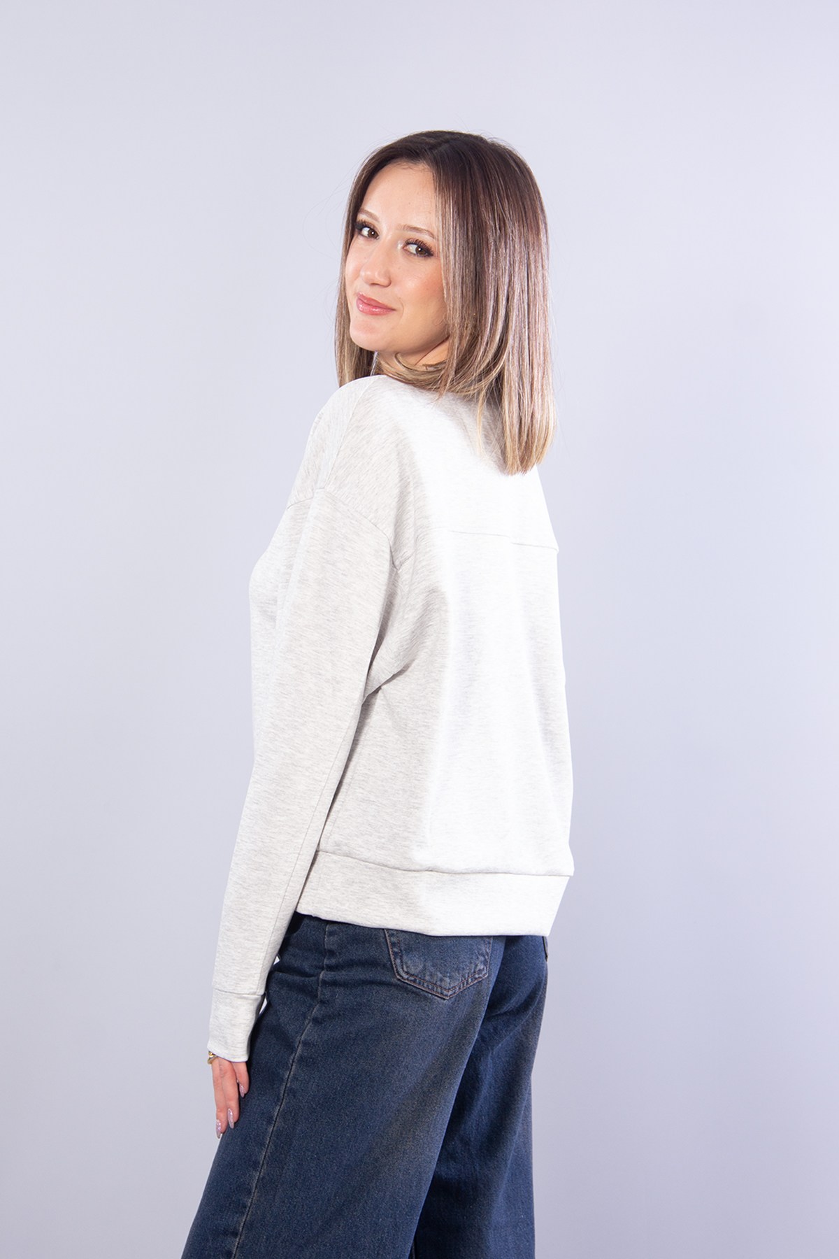 MW0000525 Yiğit Hafif Dalgıç Kumaş Sweat