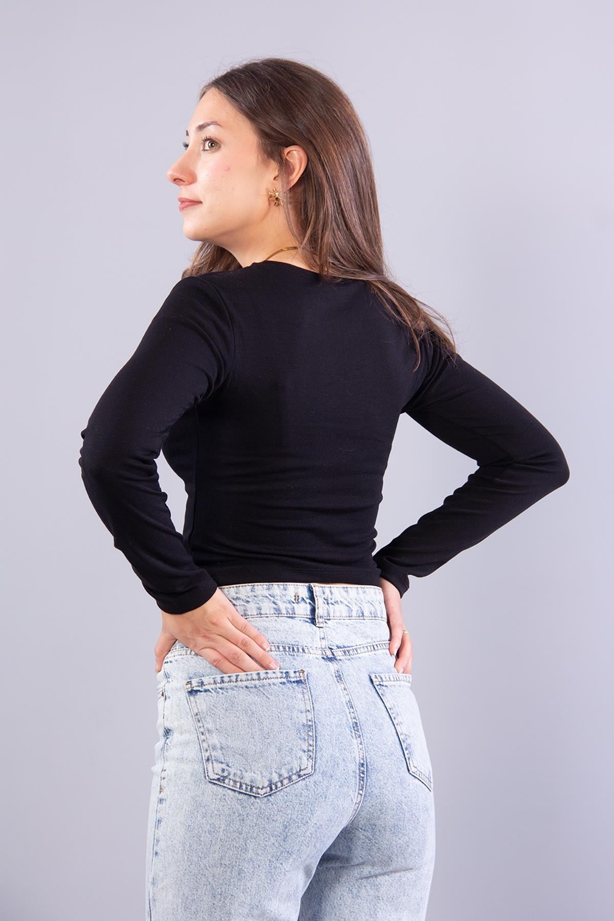 MW0000830 Şardonlu Ribana Bluz