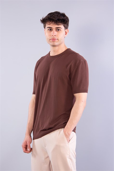10012 O Yaka Triko T-shirt