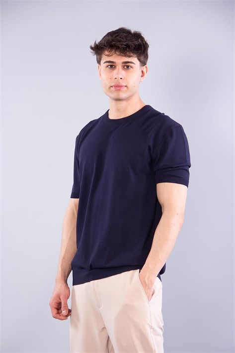 10012 O Yaka Triko T-shirt