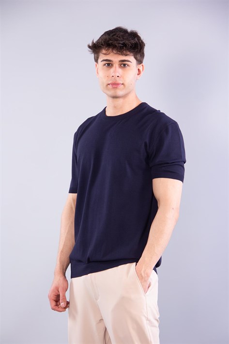 10012 O Yaka Triko T-shirt