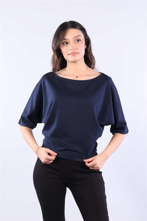 11044 Kayık Yaka Bluz