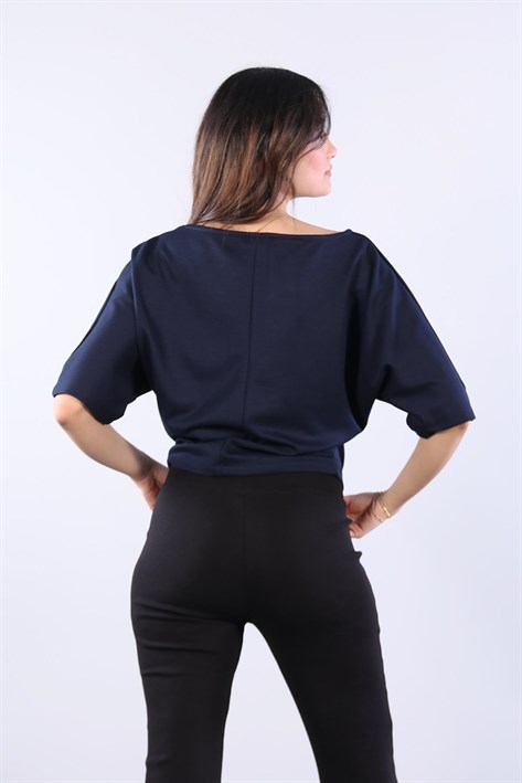 11044 Kayık Yaka Bluz