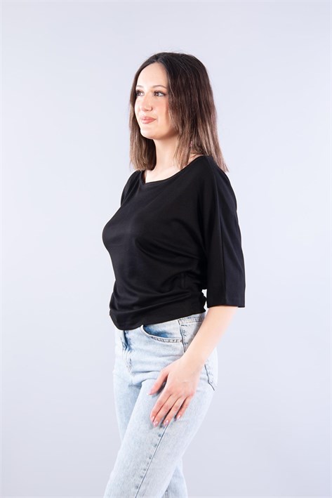 11044 Kayık Yaka Bluz