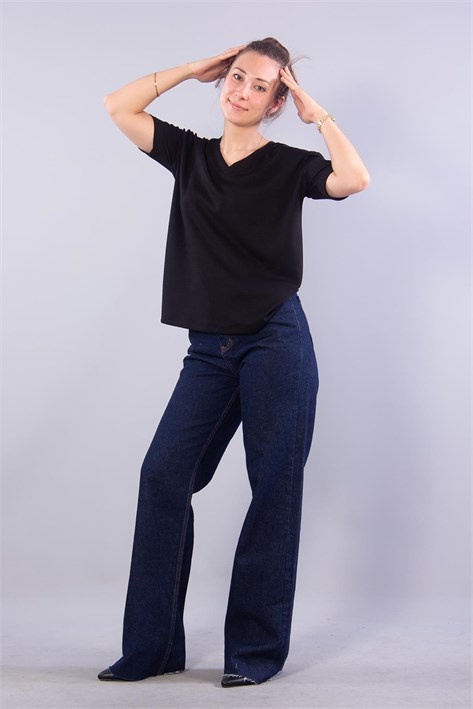 11340 V Yaka Modal T-shirt