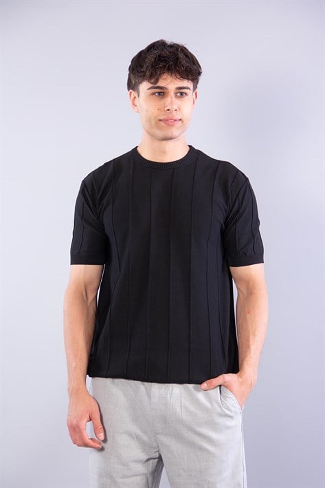 T-shirtmckanzie114 O Yaka Kendinden Fitilli Triko T-shirtkadınerkek