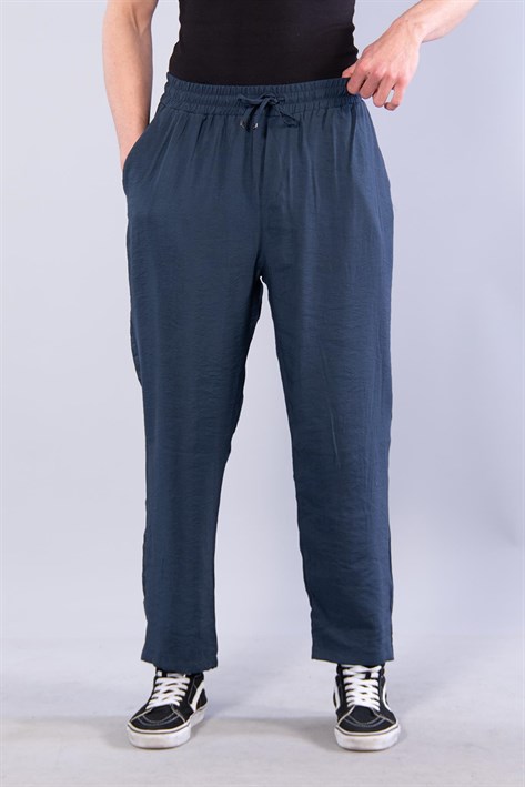 1639 Beli Lastik İpli Pantolon