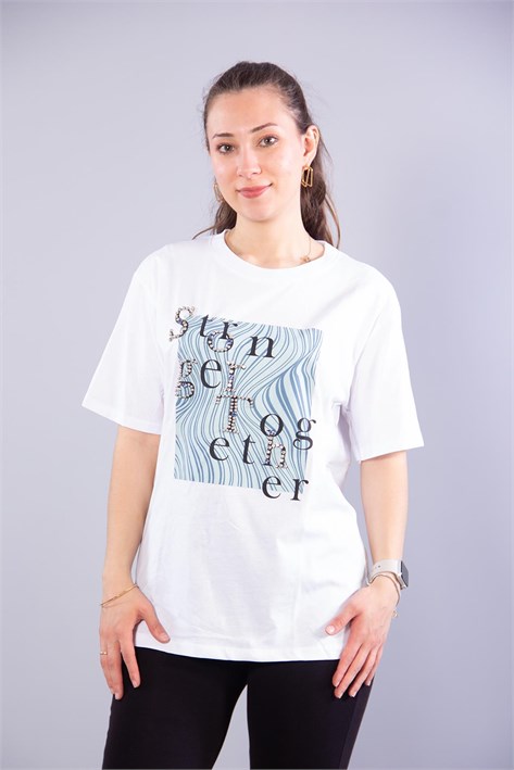2003 Stronger Together O Yaka T-shirt