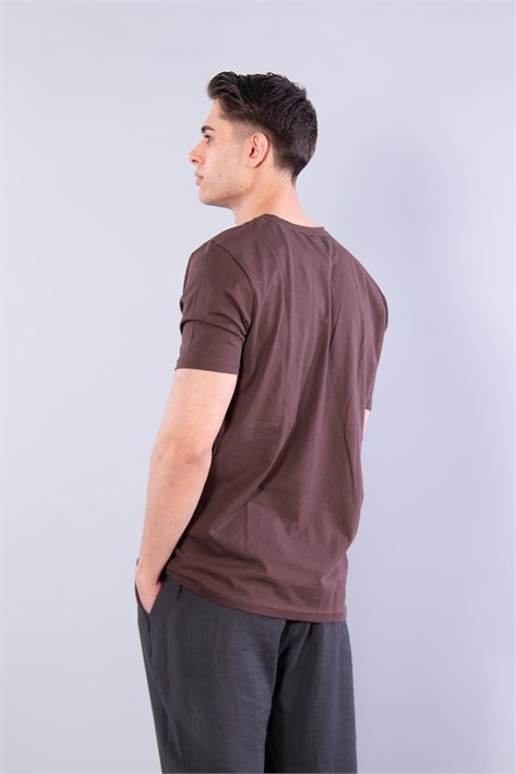 2021 V Yaka Basic Süprem Regular Fit T-shirt