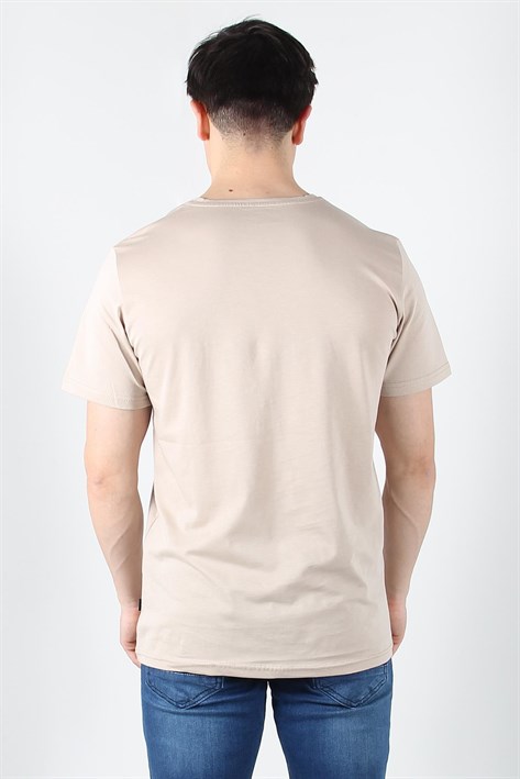 2021 V Yaka Basic Süprem Regular Fit T-shirt