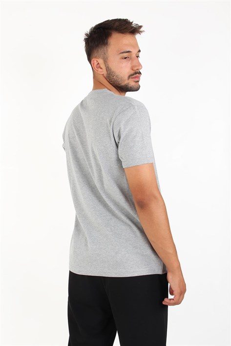 2122 Hakim Yaka  Modern Fit %100 Pamuk Basic T-shirt