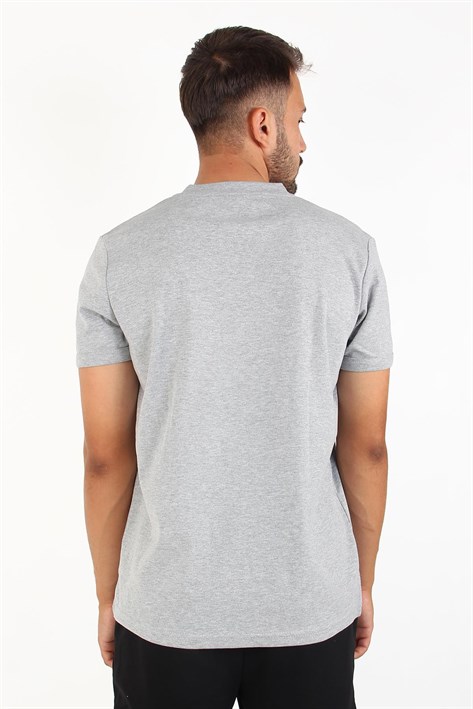 2122 Hakim Yaka  Modern Fit %100 Pamuk Basic T-shirt