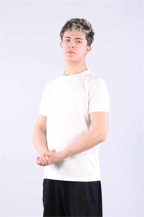 2143-1 Full Need Ribana O Yaka T-shirt
