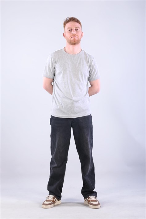 2143-1 Full Need Ribana O Yaka T-shirt