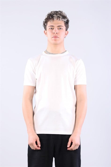 2143-1 Full Need Ribana O Yaka T-shirt