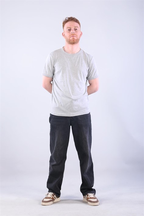 2143-1 Full Need Ribana O Yaka T-shirt