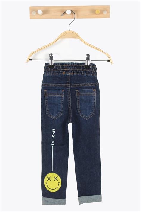 223693 Çocuk Bye Nakışlı Kot Pantolon