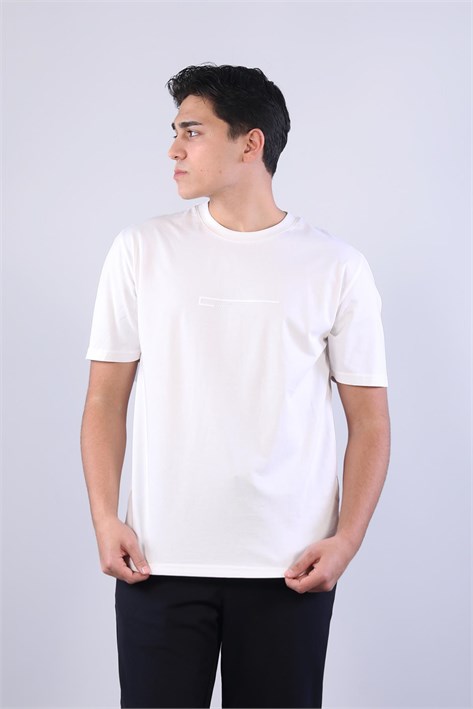 2271 Baskı 1 O yaka 24*1 Süprem Oversize T-shirt