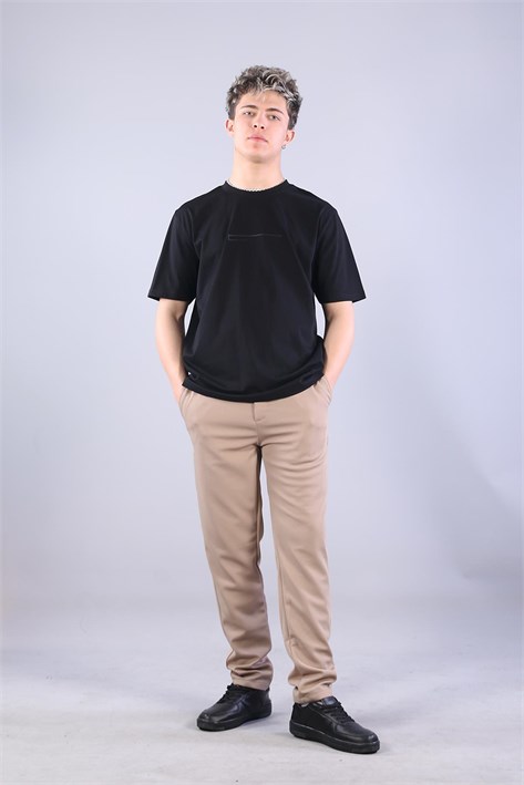 2271 Baskı 1 O yaka 24*1 Süprem Oversize T-shirt